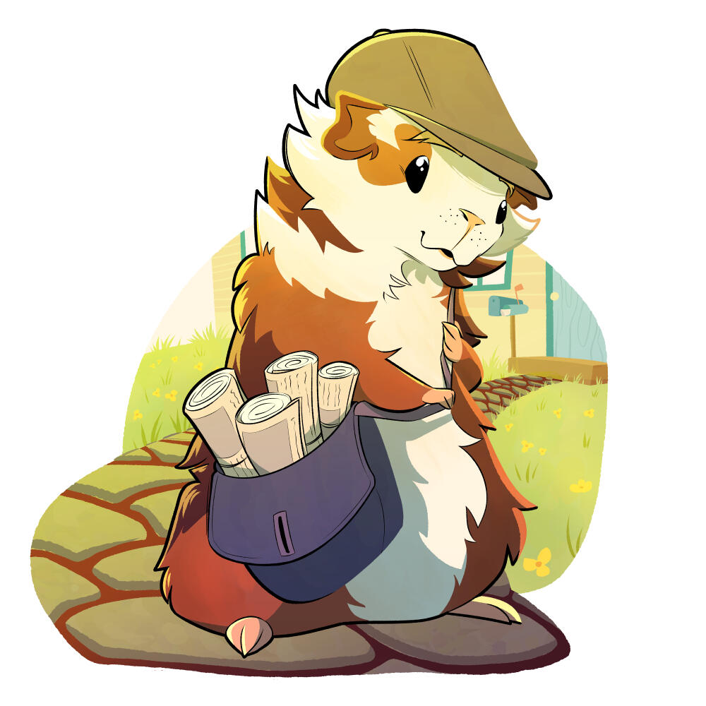 Newsboy Guinea Pig